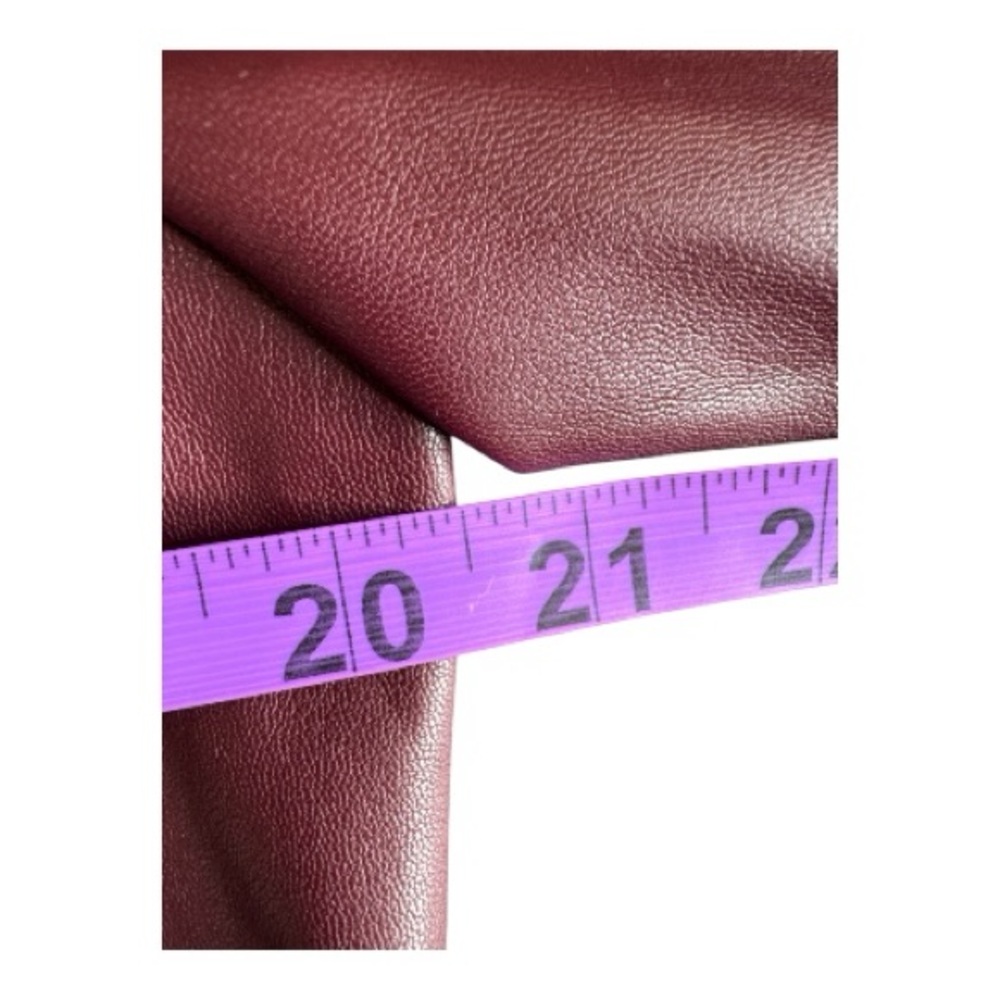 INC INTERNATIONAL CONCEPTS Burgundy/Wine Vegan Jacket, Size L. - Picture 10 of 12